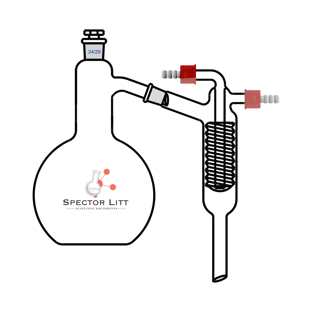 Distilling Apparatus with Friedrich Condenser